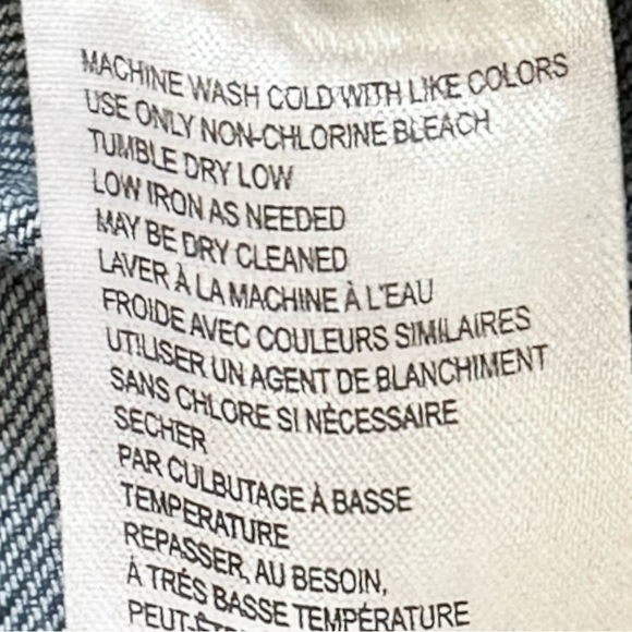 Pilcro Anthropologie Denim Shorts Size 31 NWT Blue Bandits Jeans Cuffed Summer - Picture 6 of 6